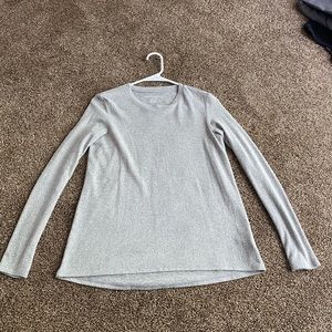 Grey long sleeve shirt